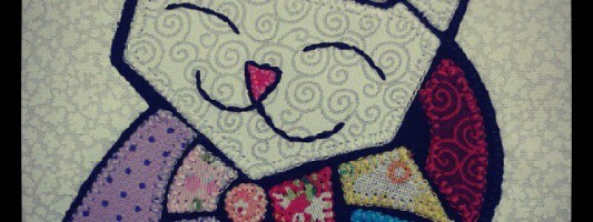 Inspiração – Romero Britto em patch aplique