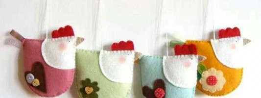 Inspiração – Móbile de galinhas