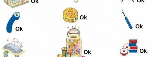 Kit de costureira para o carnaval