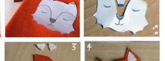 Tutorial – Aplique de raposa