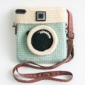 Inspiração – Bolsa de crochê de máquina fotográfica
