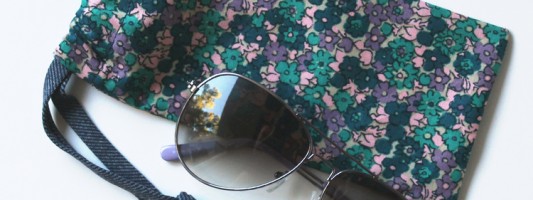 Tutorial – Porta óculos simples
