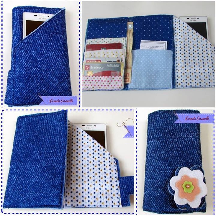 carteira porta celular